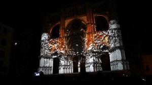 Поразительный 3D mapping на испанский Кафедральный Собор
