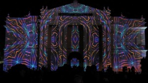 Поражающий 3D mapping на индийском фестивале Mysore Dasara
