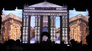 3D mapping на индийском фестивале Mysore Dasara